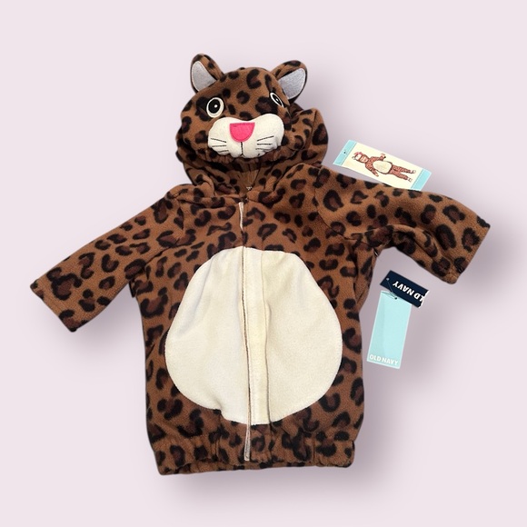 NWT 2013 Old Navy Leopard Print Baby Halloween Costume Size 0-6 Months - Picture 1 of 11